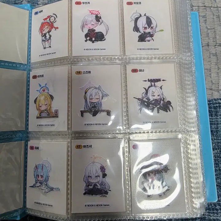 [BUNJANG] Blue Archive GS25 1st Edition Sticker Collection / 블루아카이브 gs25 1차 띠부씰 올컬렉