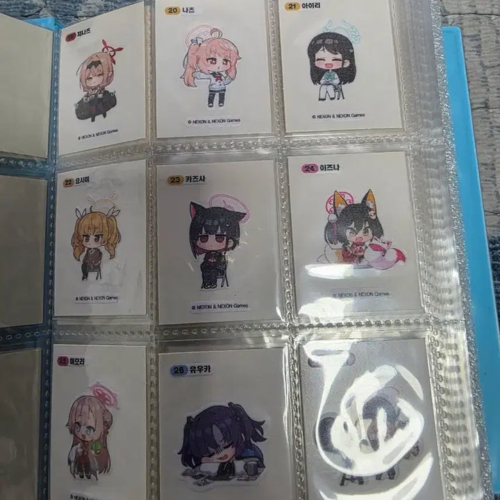 [BUNJANG] Blue Archive GS25 1st Edition Sticker Collection / 블루아카이브 gs25 1차 띠부씰 올컬렉