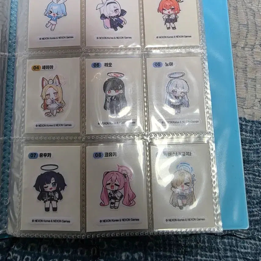 [BUNJANG] Blue Archive GS25 2nd Edition Sticker Collection Complete Set / 블루아카이브 gs25 2차 띠부씰 올컬렉