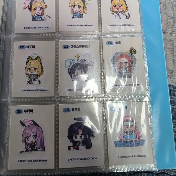 [BUNJANG] Blue Archive GS25 2nd Edition Sticker Collection Complete Set / 블루아카이브 gs25 2차 띠부씰 올컬렉