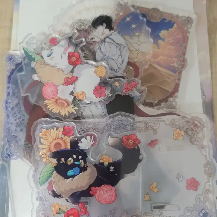 [BUNJANG] Baekya Flower Road Acrylic Standee / 백야의 꽃길 아크릴스탠딩,sd스티커3장