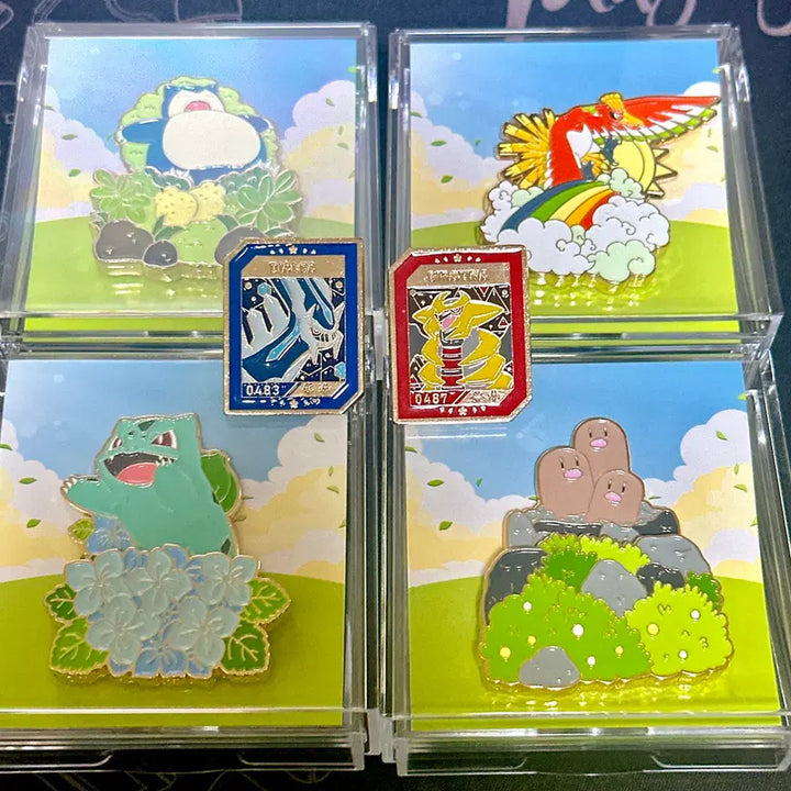 [BUNJANG] Pokemon x Isaac Toast Collaboration Badge Set / 포켓몬스터 이삭 토스트 뱃지 6종 일괄 (기라티나 디아루가 포함)