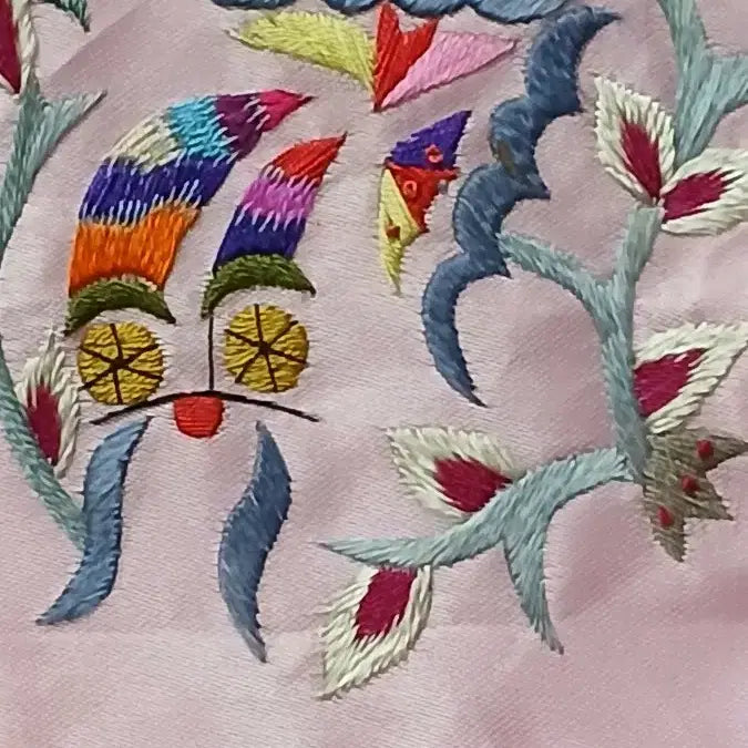 [BUNJANG] 1950s Korean Traditional Patchwork Quilt (Oribo) - Duck Ceremony / 옛날조각보(오리보)