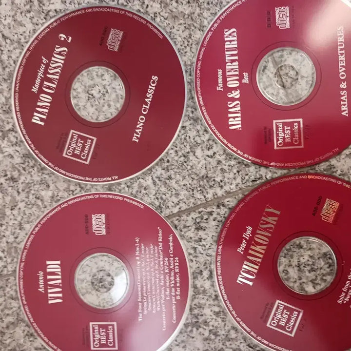 [BUNJANG] Classical Music CD Set (Beethoven, Mozart, Chopin) - 7 Discs / 베토벤/모차르트/쇼팽 클래식 CD 7장세트