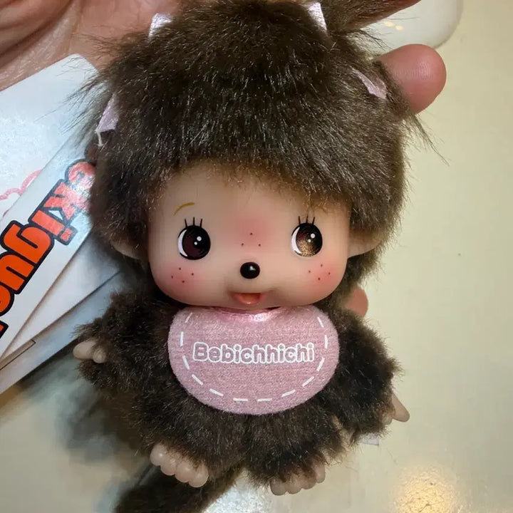 [BUNJANG] Monchhichi European Babychichi Big Head Keyring / 몬치치 유럽판 베비치치 빅헤드 남여 키링 새제품