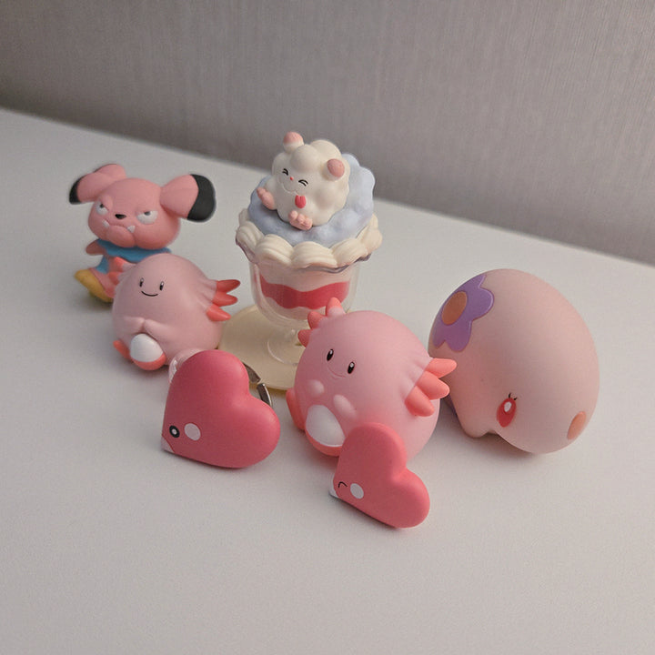 [BUNJANG] Pink Pokemon Gachapon Figure Set (8 Types) / 핑크색 포켓몬 가챠 피규어 굿즈 8종