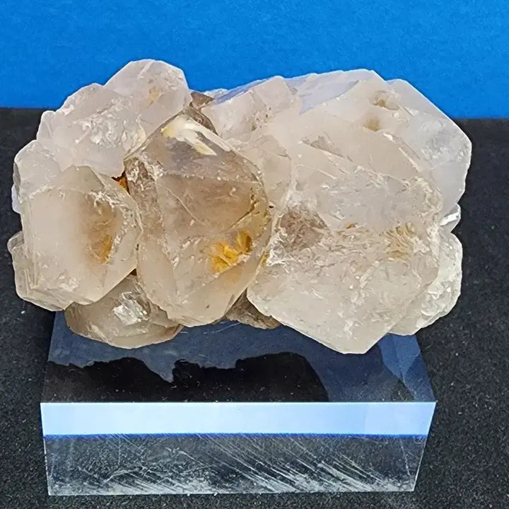 [BUNJANG] Brazil Natural White Quartz Crystal Cluster Raw Stone with Stand / 브라질 천연 백수정 클러스터 원시 원석+받침대