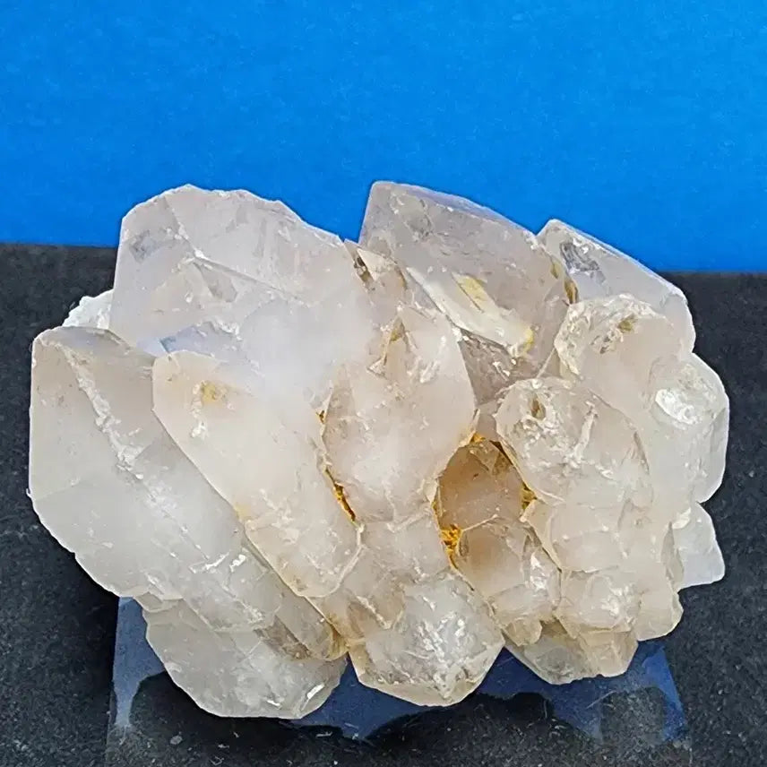 [BUNJANG] Brazil Natural White Quartz Crystal Cluster Raw Stone with Stand / 브라질 천연 백수정 클러스터 원시 원석+받침대