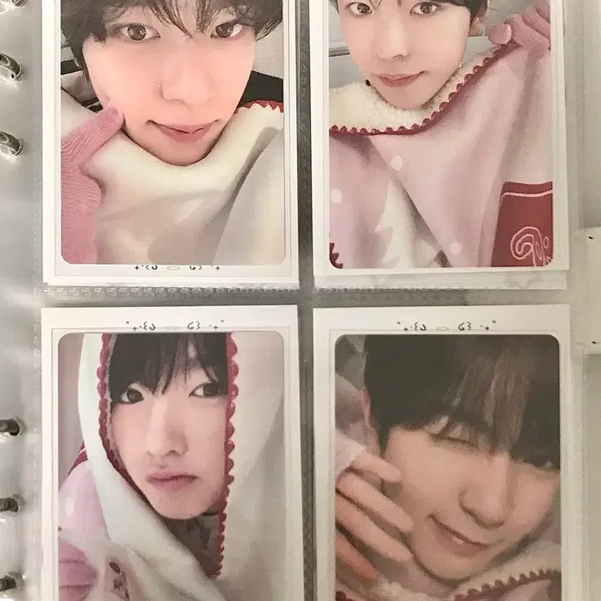 [BUNJANG] NCT WISH Sion Yushi Sakuya Ryo Pink Christmas Photocard / 엔시티위시 시온 유우시 사쿠야 료 핑크 크리스마스