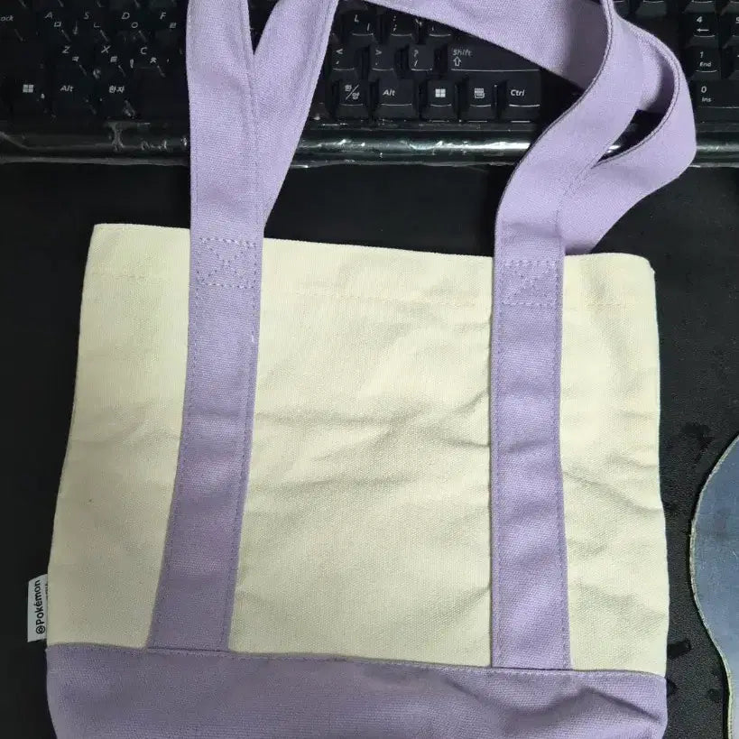 [BUNJANG] CU Pokémon Collaboration Ditto Eco Bag / 개봉전시만) CU 포켓몬스터 빼빼로데이 콜라보 메타몽 에코백