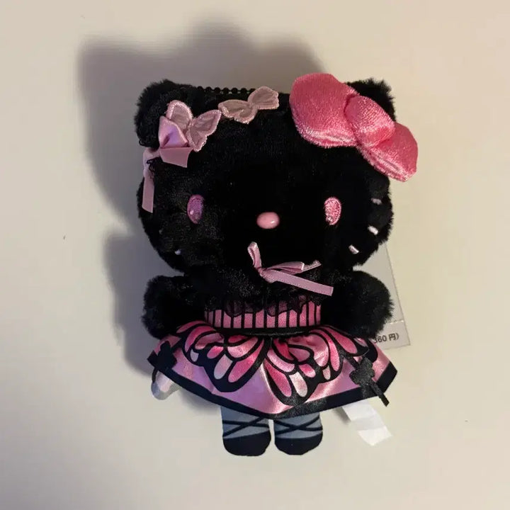 [BUNJANG] Sanrio Hello Kitty Butterfly Black Kitty Mascot Plush / 산리오 헬로키티 버터플라이 블랙키티 마스코트 인형