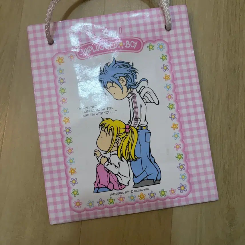 [BUNJANG] Vintage Unplugged Shopping Bag / 고전문구 언플러그드 쇼핑백