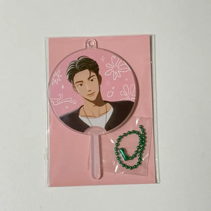 [BUNJANG] PLAVE KAKURENBO Hamin Mini Picket Keyring Uchiwa / 플레이브 카쿠렌보 하민 미니 피켓 키링 우치와 미개봉