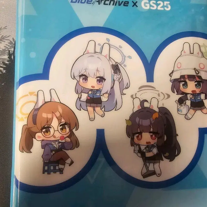 [BUNJANG] Blue Archive GS Collaboration 1st All Collection Mini Sticker + Collector Book + Bonus / 블루아카이브 gs콜라보 1차 올컬렉 띠부씰 + 콜렉터북