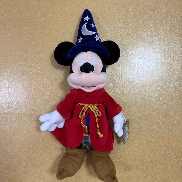 [BUNJANG] Disney Wizard Mickey Mouse Medium Plush / 디즈니 마법사 미키 인형 중형
