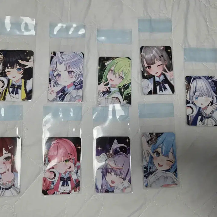 [BUNJANG] Stellive Musinsa POB 9-Piece Full Set Bundle / 스텔라이브 스타트레일 무신사 포토카드(미공포) 9종 일괄판매