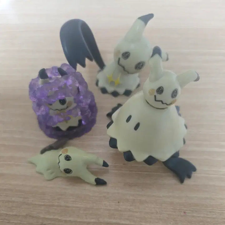 [BUNJANG] All 4 Types of Resting &amp; Effect PTCG Mimikyu Figures Bundle Set / 네고O) 따라큐 가챠 4종 일괄
