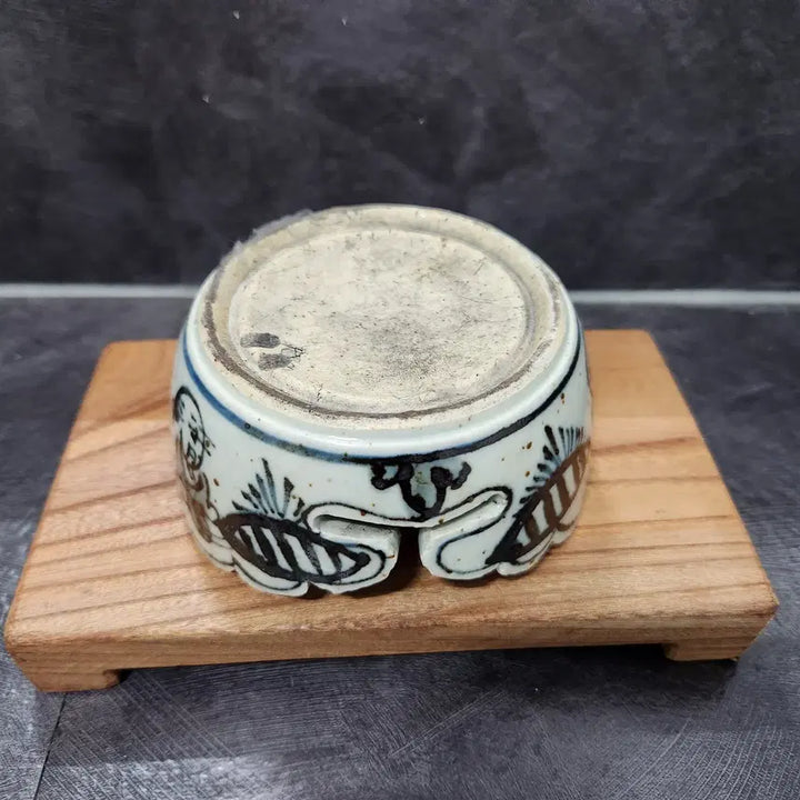 [BUNJANG] Ming Dynasty Chinese Porcelain Inkstone / 중국도자기 명말 먹청화 도자기 벼루 옥당가기
