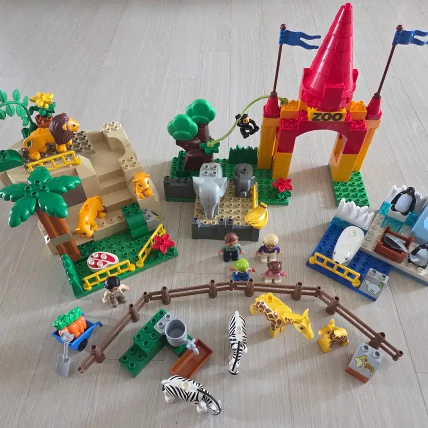 [BUNJANG] LEGO DUPLO Giant Zoo Set (4960 + 4971) / 레고듀플로 자이언트 Zoo 4960(동물원)+4971
