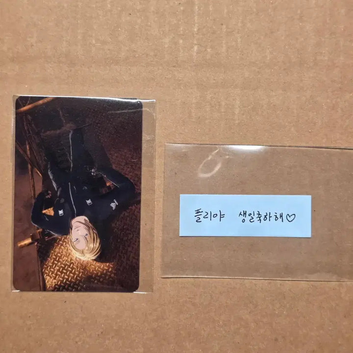 [BUNJANG] PLAVE Eunho Birthday Cookie Tin Case Lucky Draw Photocard Set / PLAVE 플레이브 십카페 은호 생일쿠키 틴케이스-럭드포카,메세지
