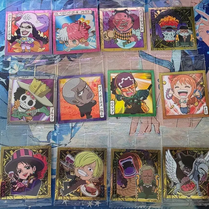 [BUNJANG] One Piece Wafer Seal 12 Types Bundle Set / 원피스 웨하스 씰 12종 일괄 판매