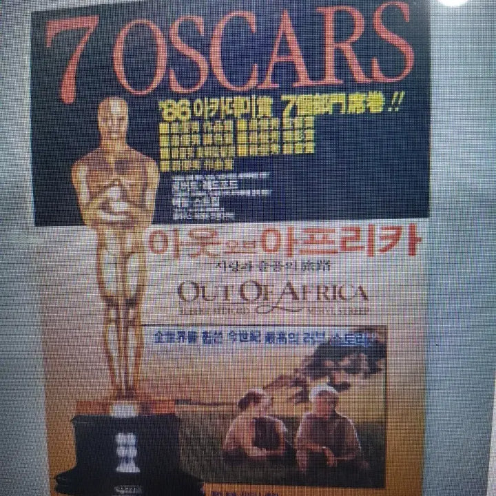 [BUNJANG] Out of Africa Movie Flyer / 아웃오브아프리카 영화전단지