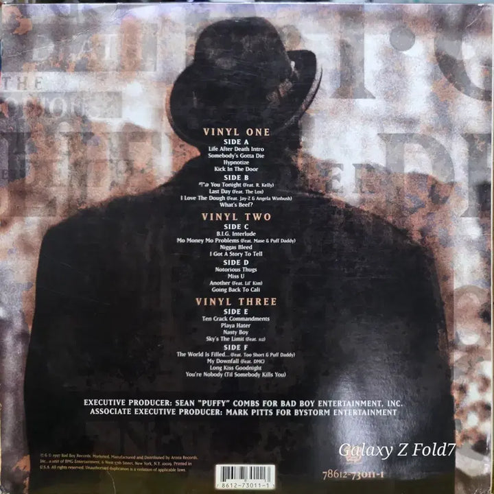 [BUNJANG] The Notorious B.I.G. Life After Death LP 3LP / BA-555.  노토리어스 비아이지 Life After Death LP