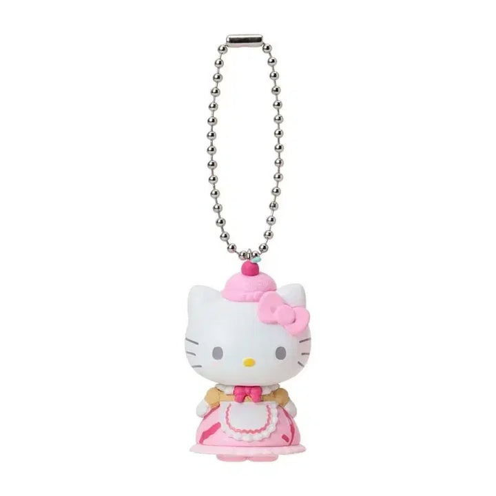 [BUNJANG] Sanrio Dreamy Ice Cream Shop Figure Keyring / 산리오 드리미 아이스크림 가게 피규어 키링 키티