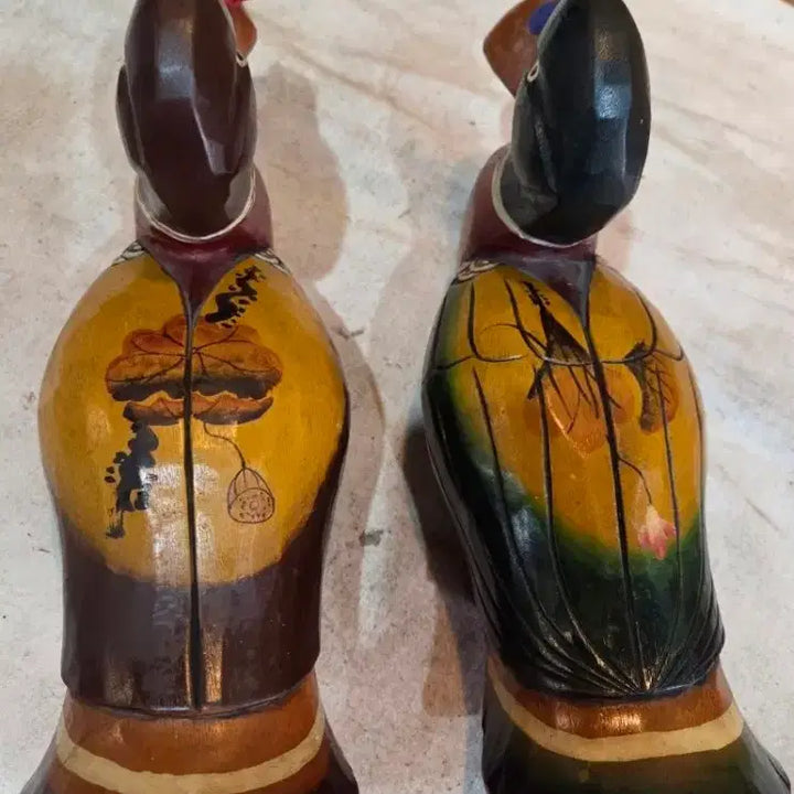 [BUNJANG] Wooden Mandarin Ducks / 근대사  / 사이즈좋고 이쁜 목각 원앙