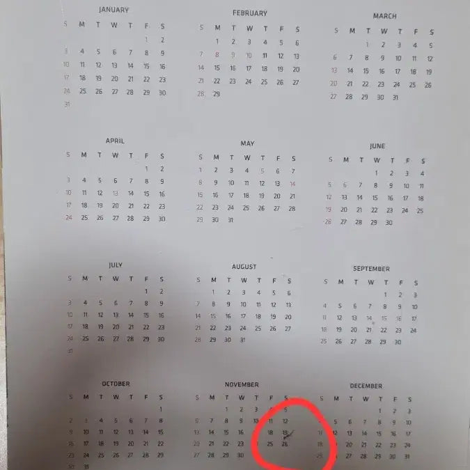 [BUNJANG] Closers 2016 Official Calendar / 2016년 클로저스 공식 달력 팝니다