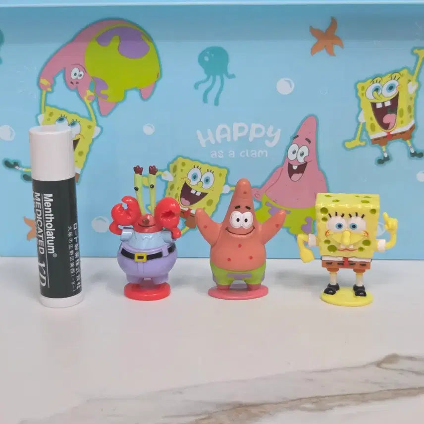[BUNJANG] Vintage SpongeBob Mini Figure Bundle Set / 빈티지 스폰지밥 미니 피규어 세트(일괄)