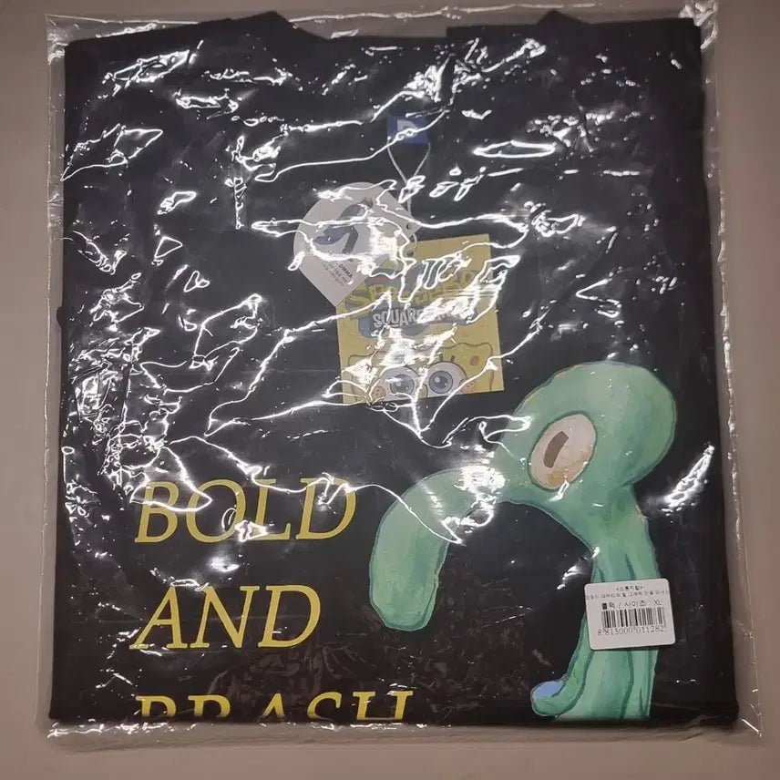 [BUNJANG] Dangkomma Spongebob Squidward Short-Sleeve T-Shirt / 댄꼼마,스폰지밥 징징이 반팔(단순개봉)