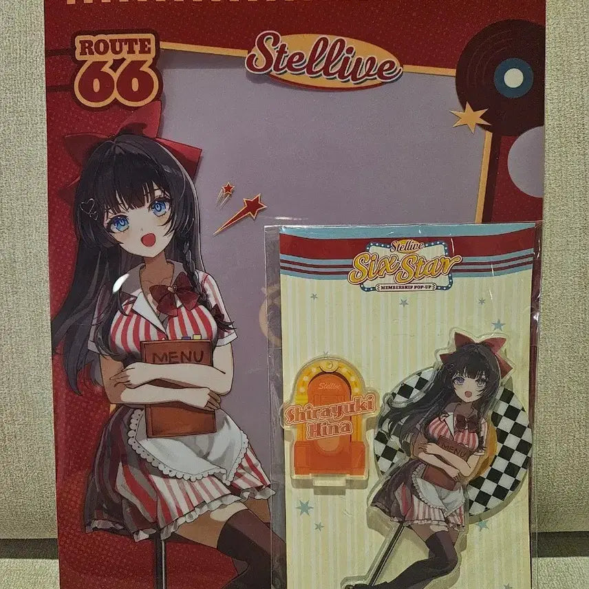 [BUNJANG] Stellive Hina Six Star Acrylic Stand + POB / 스텔라이브 히나 식스스타 아크릴 스탠드+특전 판매합니다.