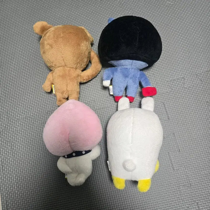 [BUNJANG] Kakao Friends Burger King Collaboration Dolls Bundle Set (Frodo/Neo/Apeach/Muzi) / 카카오프렌즈 버거킹 콜라보 인형 일괄 (프로도/네오/어피치/무지)