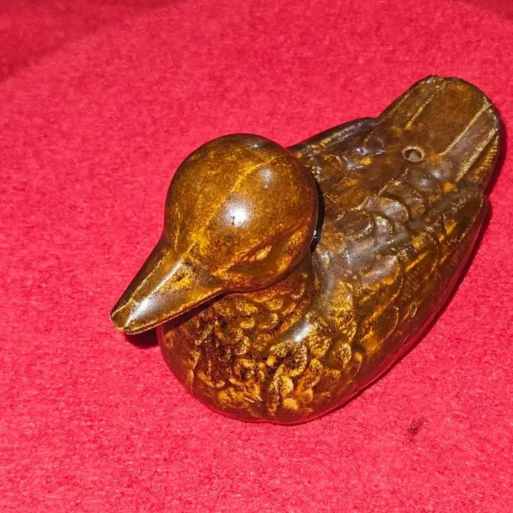 [BUNJANG] Antique Celadon Porcelain Duck Ink Stone / 세월감 깊은 고풍스러운 도자기 오리 연적 (골동품/수집용)