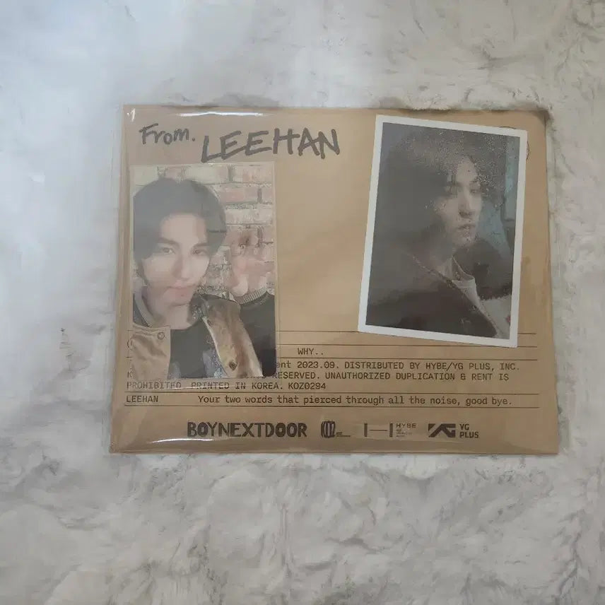 [BUNJANG] BOYNEXTDOOR WHY.. Letter Leehan Version Photocard / 보이넥스트도어 why 레터 이한버전