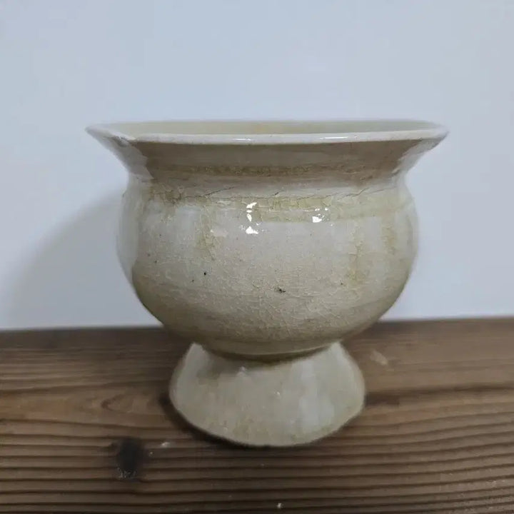 [BUNJANG] Authentic Joseon Dynasty White Porcelain Incense Burner / 진품 조선시대 백자 향완