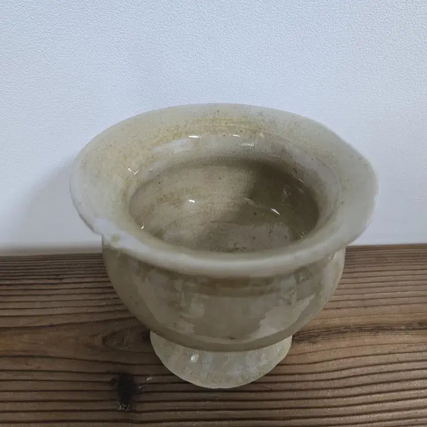[BUNJANG] Authentic Joseon Dynasty White Porcelain Incense Burner / 진품 조선시대 백자 향완