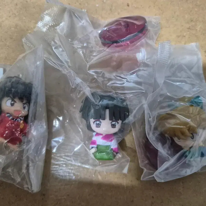 [BUNJANG] Inuyasha Sango, Shippo, &amp; Black Hair Inuyasha Swing Gacha Figures Bundle / 이누야샤 산고.싯포 오스와리2 흑발인간이누야샤 스윙가챠 피규어 일괄