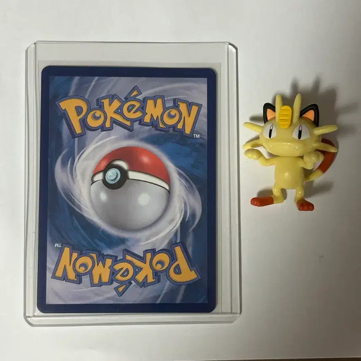 [BUNJANG] Pokemon Meowth Card + Figure Set / 포켓몬 카드 나옹 + 피규어