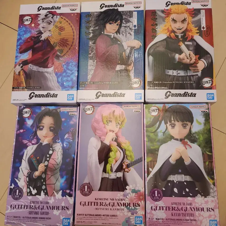 [BUNJANG] Demon Slayer 6 Figure Bundle Set / 귀멸의칼날 피규어 6종 일괄판매합니다