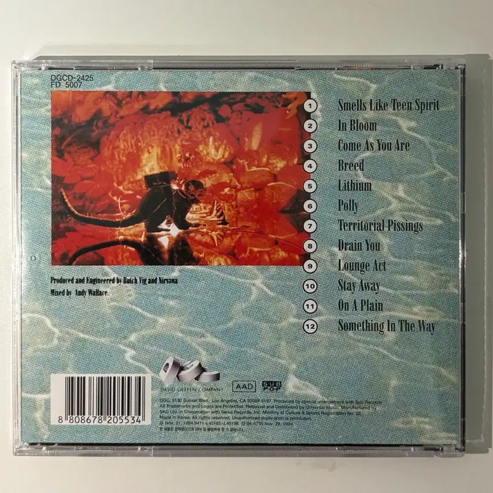 [BUNJANG] Nirvana Nevermind Album CD / 너바나 Nirvana Nevermind 앨범 시디 CD