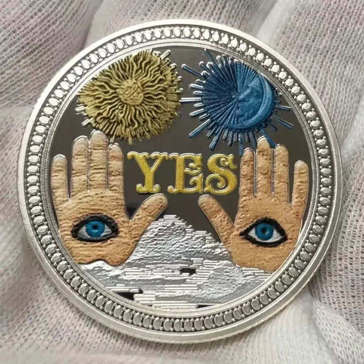 [BUNJANG] Hologram Commemorative Coin Goddess Collectible Rare Artwork 500 Won / 기념주화 홀로그램 행운의 동전 여신 수집품 희귀 예술품 500원