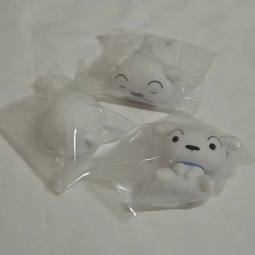 [BUNJANG] Shiro - Floki Gacha Figure Set (3 Types, Bundle) / 흰둥이 불고기로드 플로키 가챠 피규어 3종 일괄