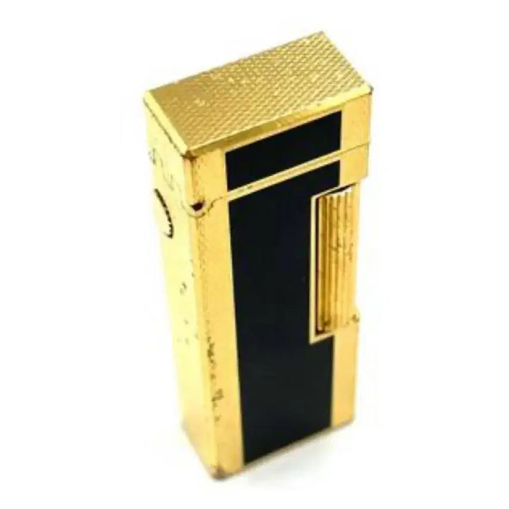 [BUNJANG] Dunhill Lighter Gold Trim Black / 던힐 라이터 금장 블랙