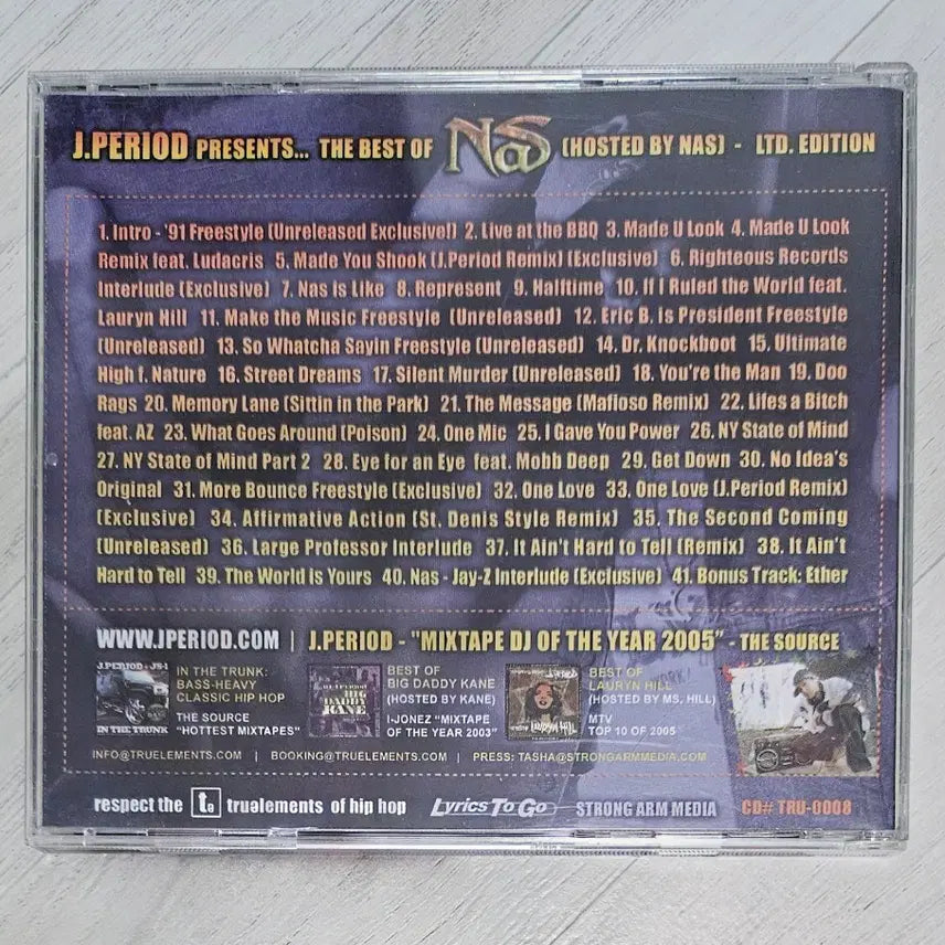 [BUNJANG] Nas - The Best of... Mixed by J. Period CD / Nas - The Best of... Mixed by J. Period