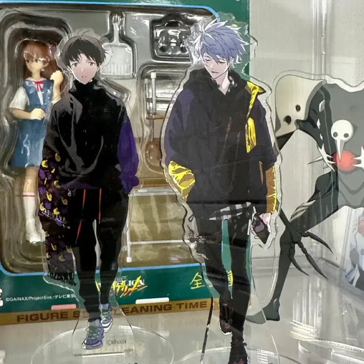 [BUNJANG] Radio Eva Shinji &amp; Kaworu Acrylic Stand / 에반게리온 라디오에바 아크릴 신지 카오루