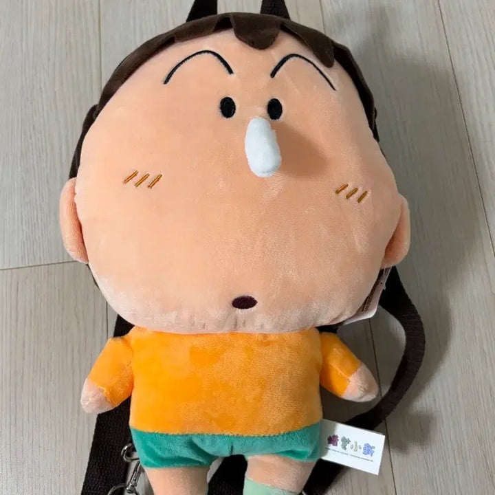 [BUNJANG] Crayon Shin-chan Megu Backpack / 짱구는못말려 맹구 인형 백팩 정품