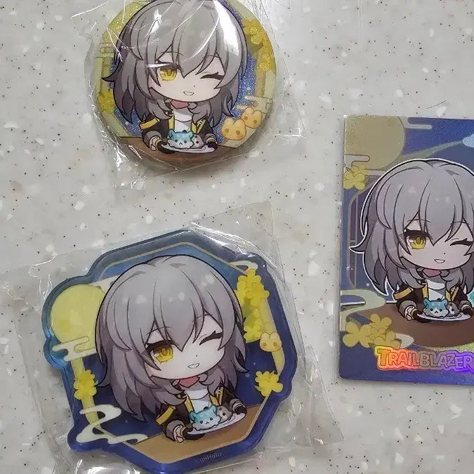[BUNJANG] Honkai: Star Rail Chuseok Stelle Acrylic + Can Badge + Photocard Set / 붕괴 스타레일 중추절 스텔레 아크릴+캔뱃지+포토카드 세트