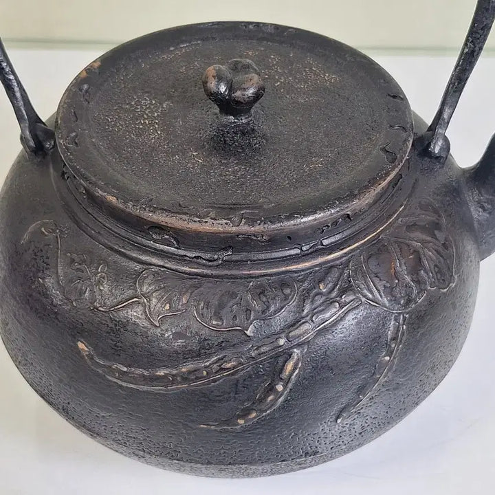 [BUNJANG] Antique Cast Iron Tea Kettle / 근대사 수집 자료 옛날 무쇠 차 다도 주전자
